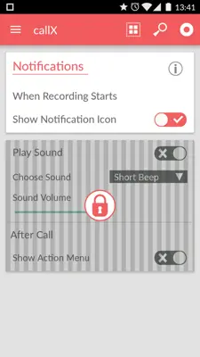 Call Recorder - callX android App screenshot 1