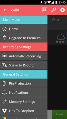 Call Recorder - callX android App screenshot 3